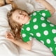 thumbnail image 5 of Balery Green And White Polka Dot Conjunto de Pijama Infantil de Manga Corta con Estampado – Ropa de Dormir de Algodón Suave-Small, 5 of 6