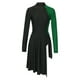 thumbnail image 5 of Leotardo de gimnasia para mujer, vestido de baile de Ballet, traje de baile lírico de danza contemporánea, Ropa de baile con abertura lateral de manga larga, 5 of 5