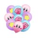 thumbnail image 1 of Lindo Kirby superestrella fiesta desechable pancarta vajilla colgante bandera Kirby superestrella globos set decoración de pastel de cumpleaños, 1 of 5