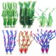 thumbnail image 1 of Ficarrico 10 piezas acuario pecera plástico artificial agua hierba planta paisaje ornamento decoración, 1 of 8