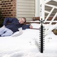 thumbnail image 3 of Snow Gauge Metal Snow Measuring Stick Handmade Snowflake Snowfall Measuring Gauge Garden Stakes, 3 of 8