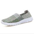thumbnail image 1 of XIHAHA, zapatos tejidos, zapatillas de deporte para mujer, zapatos informales para mujer, nuevo estilo, zapatillas de deporte para mujer, zapatos transpirables para caminar y bailar, sandalias para ni, 1 of 5
