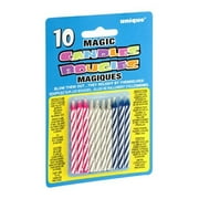 Magic Relighting Trick Birthday Candles, Assorted, 10ct