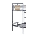 thumbnail image 5 of JERFIT L-Shaped Quadruple Metal Bunk Bed, Twin Size, Space Saving Design with Slat System Guard Rails, No Box Spring Needed, Black, 5 of 5
