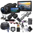 thumbnail image 1 of Videocámara Sony Handycam FDR-AX700 4K HD + 2 Baterías Adicionales y Cargador + Tarjeta de Memoria 128GB + Estuche + M, 1 of 6