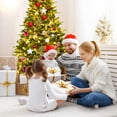 thumbnail image 4 of Gymax 6.5FT Pre-lit Pine Christmas Tree Snow Flocked Decoration Tree w/ LED Lights, 4 of 10