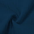 thumbnail image 7 of Women's T-shirts Women's Fashionable And Casual Solid Color V Neck Wrinkle Cloth Button Short Sleeve Rolled Up T Shirt Top T-shirts, 7 of 7