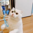 thumbnail image 3 of Hanging Cat Teaser Stick Adjustable Good Elasticity Funny Interactive Toy Cat Supplies, 3 of 9