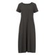 thumbnail image 4 of ICHUANYI Clearance Fashion Women Summer Solid Causal Rounk Neck Short Sleeve Vacation Pockets Dress(Gray, XXL) ICHUANYI WER2023080906105, 4 of 5