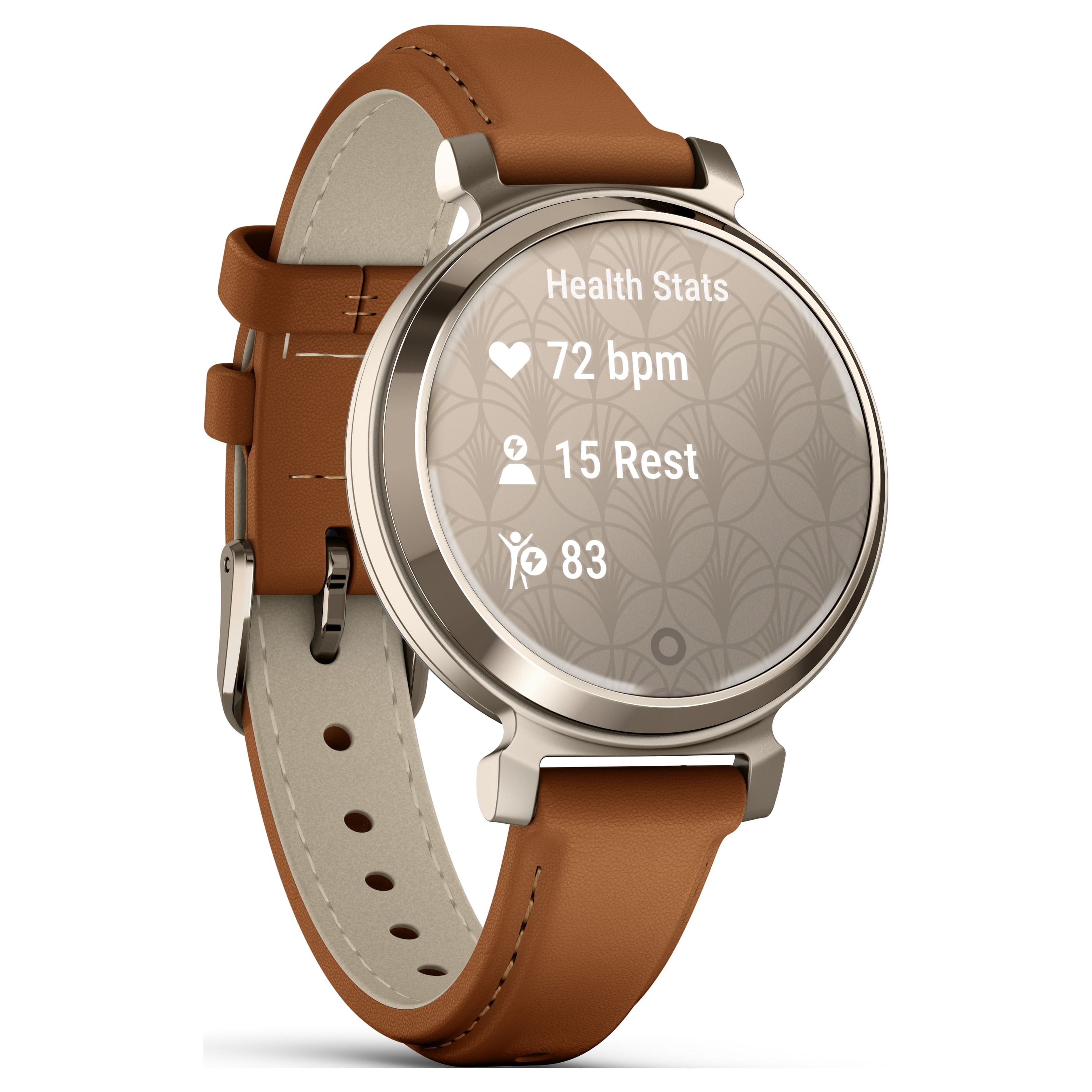Garmin Lily 2 Classic Smartwatch and Fitness Tracker - Tan