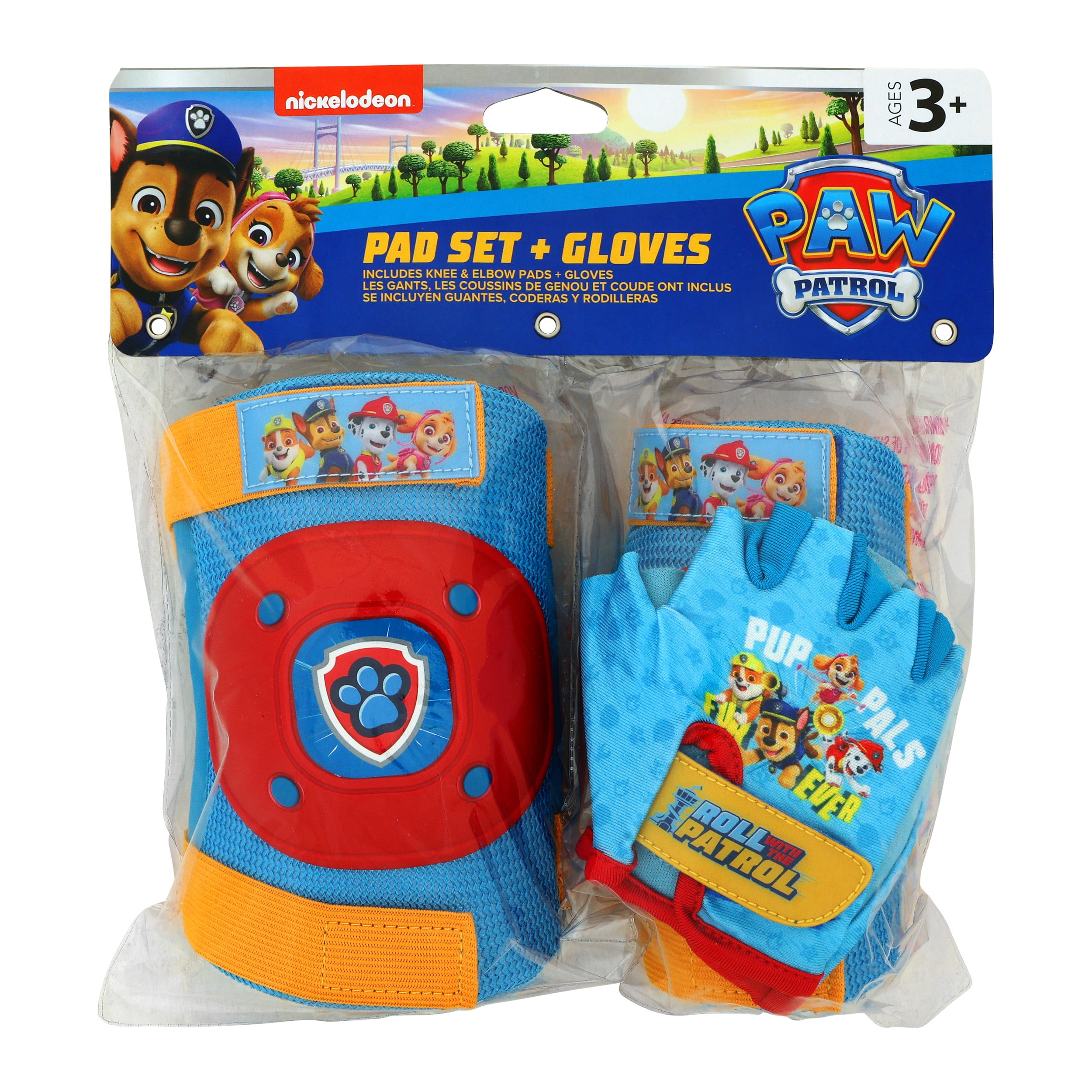 Bell Sports Paw Patrol Pup Pals Pad Set and Gloves, BELL SPORTS PAW PATROL PAD SET