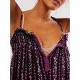 thumbnail image 5 of Musuos Women Summer Cami Jumpsuits Retro Floral Print Tie-Up Spaghetti Strap Sleeveless Long Rompers Fashion Loose Playsuits, 5 of 6