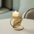 thumbnail image 3 of Candelabro de mesa Gloria Soporte para velas Decoración para Comedor hierro resistente, 3 of 5
