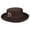 Brown, variant on Wool Top Hat Old-fashioned Fedoras Hat Top Hat for Celebration Party Top Hat