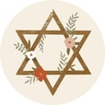thumbnail image 3 of Barnes, Victoria 12x12 Black Modern Framed Museum Art Print Titled - Natural Hanukkah Collection C, 3 of 5