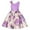 Purple, variant on Mercatoo Kids Toddler Baby Girls Spring Summer Print 𝐂osplay Ruffle Sleeveless Princess Dresses Toddler Holiday Dresses