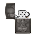 thumbnail image 4 of Zippo 49044 Black Ice Harley Davidson Refillable Windproof Lighter, 4 of 4