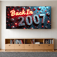 thumbnail image 6 of Vibrant Colorful Backdrop Banner with Retro 2007 Theme Party Decorations Photography Props for Throwback Parties Nostalgic Celebrations Retro Events and Themed Gatherings, 6 of 8