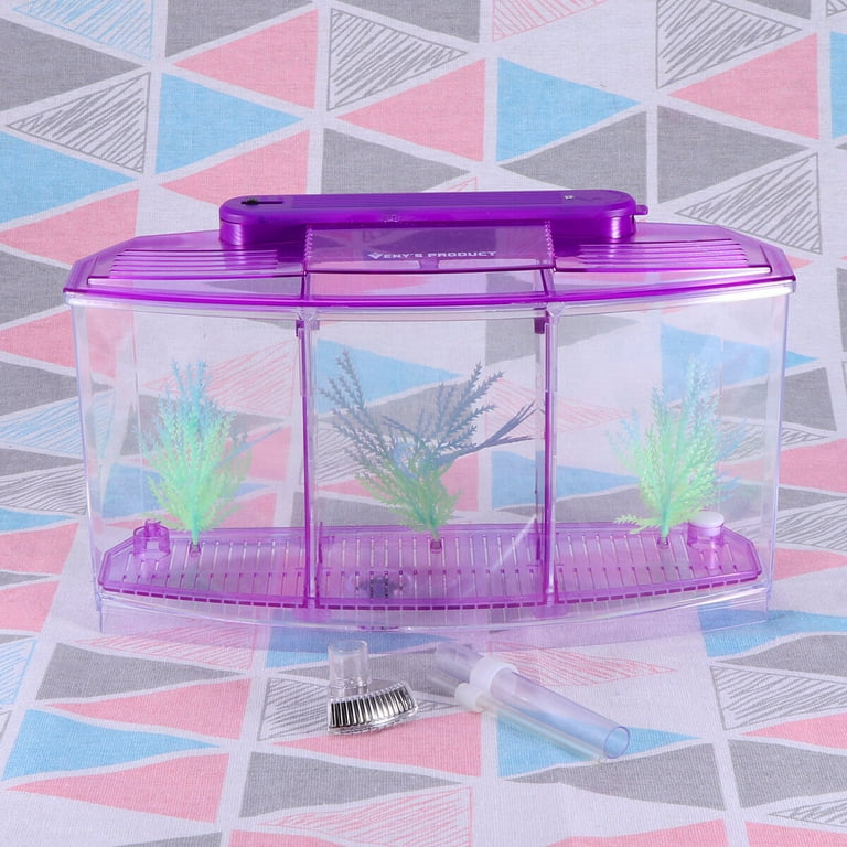 Self cleaning fish tank for clearance goldfish