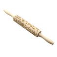 thumbnail image 3 of Wooden Christmas Rolling Pin Solid Wood Pin Dough Baking Roller Pin for Home, 3 of 7