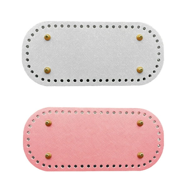 2 uds., 2 , bolsas DIY, alfombrilla moldeadora de fondo de uñas, de bolsa, accesorios para Blanco + rosa Hugo Bolsas de fondo para ganchillo