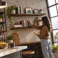 18 Inch Floating Shelves High-end Solid Pine Wood Set Of 3 - Walmart.com