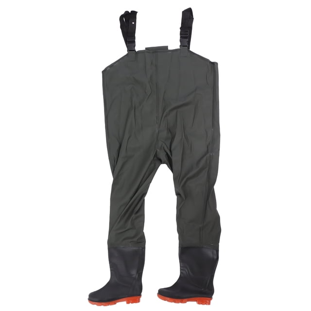 Ave Zancuda De Pesca, Pantalones De Vadeo Multiusos De PVC Para Hombres, Fáciles De Usar, Con Pie De Bota Para Exteriores