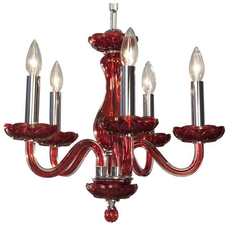 Monaco Crystal Mini Chandelier In Red Crystalique Black Com Monaco Crystal Mini Chandelier In Red Crystalique Black