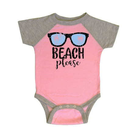 

Inktastic Beach Please Sunglasses Gift Baby Boy or Baby Girl Bodysuit