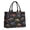 Monster Cartoon Truck Black Pattern, variant on Monster Cartoon Truck Blue Pattern Tote Bag, Work Tote with Interior Pockets & Top Handle, Dacron Fabric Gifts for Birthday Christmas Thanksgiving,15.7 X 5.1 X 13 Inches