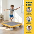 thumbnail image 3 of Yedigre Mini Trampoline for Kids, Indoor Bouncing Board with Non-Slip Base, Sensory Balance Jumping Toy Gift for 3-12 Boys Girls, Max Load 200 lbs, 3 of 9
