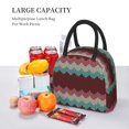 thumbnail image 5 of Daiia fall leaf Element Pattern Lunch Bag , Insulated Lunch Box, Small Leakproof Cooler Food Lunch Containers Reusable High Capacity Lunch Tote Bags-One Size, 5 of 6