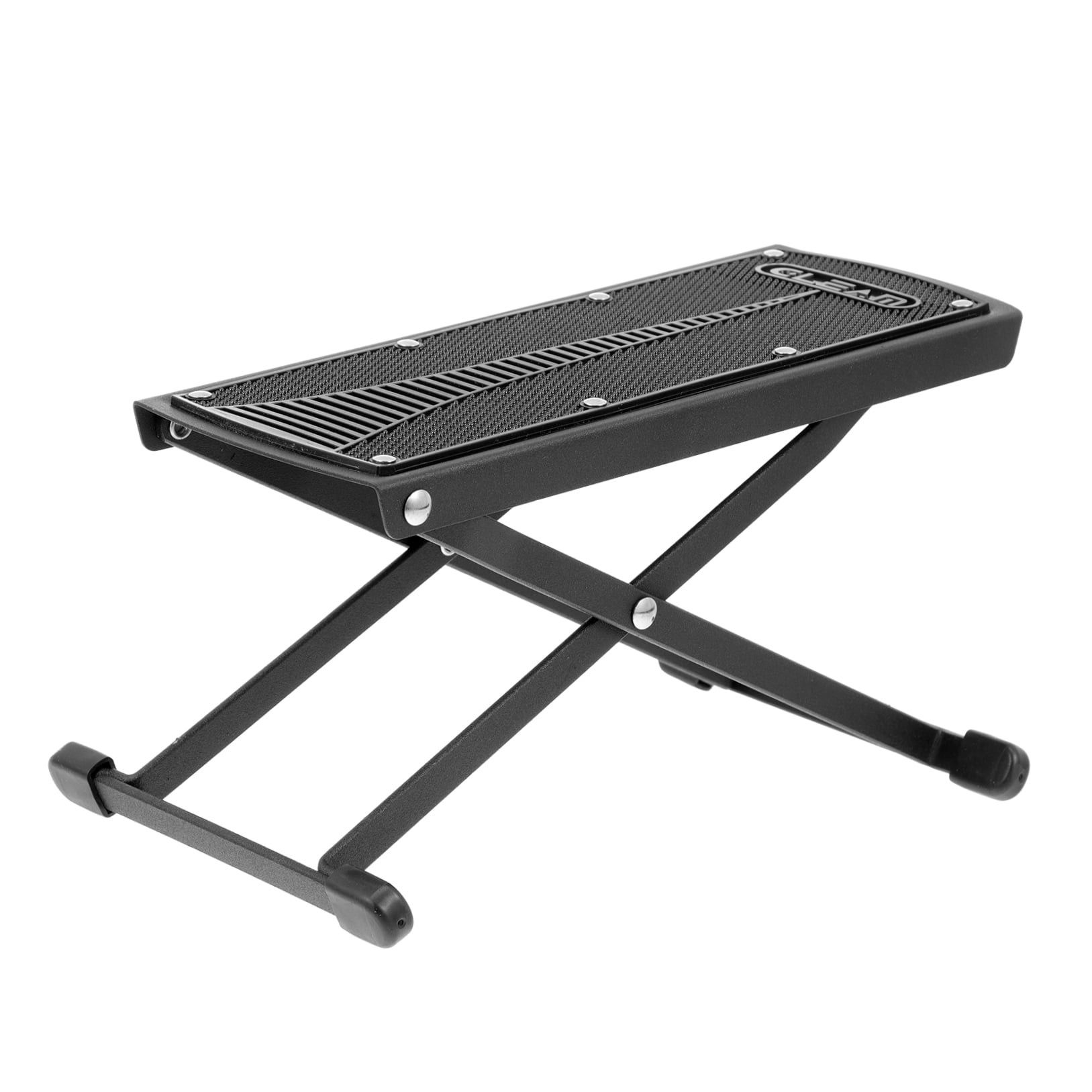 unbranded  Guitar Pedal Step Stool Foot Stand Rack Leg Rest Grim Black