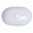 thumbnail image 5 of EAGO BA352  23" OVAL CERAMIC ABOVE MOUNT BATHROOM BASIN VESSEL SINK, 5 of 6