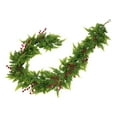 thumbnail image 2 of 6ft Simulation Rattan Garland with Red Berries, Artificial Christmas Greenery for Home Decoration, Indoor Outdoor Use on Fireplace, Door, Mantle Festive Season Decor, 2 of 6
