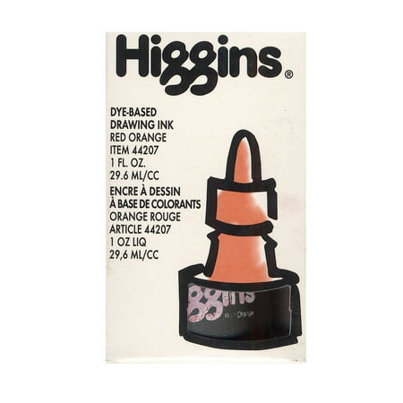 UPC: 0804551958090 | Color Drawing Inks red orange  Dye Based / Non-Waterproof  1 oz. (pack of 4)