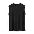 thumbnail image 6 of Women's Plus Size Sleeveless Crew Neck Tank Top Loose Fit Summer Casual, 6 of 6
