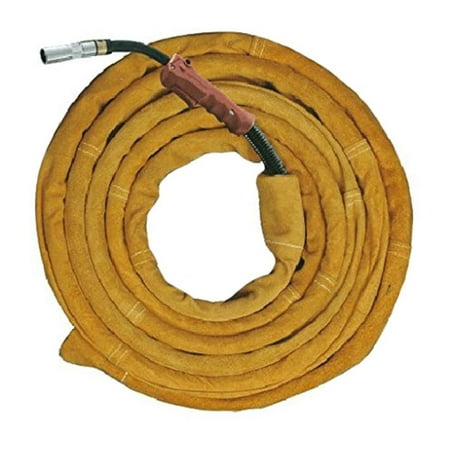 

TIG Mig Cowhide Leather Welding Torch Cable Hose Cover 25ft L 4in W with
