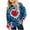 Blue, variant on Kids' Valentine's Day Hoodie Boys Girls Tie-Dye Heart Print Sweatshirt Festive Casual Long Sleeve Pullover with Pockets