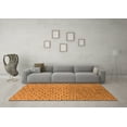 thumbnail image 3 of Ahgly Company Indoor Square Solid Orange Modern Area Rugs, 8' Square, 3 of 4