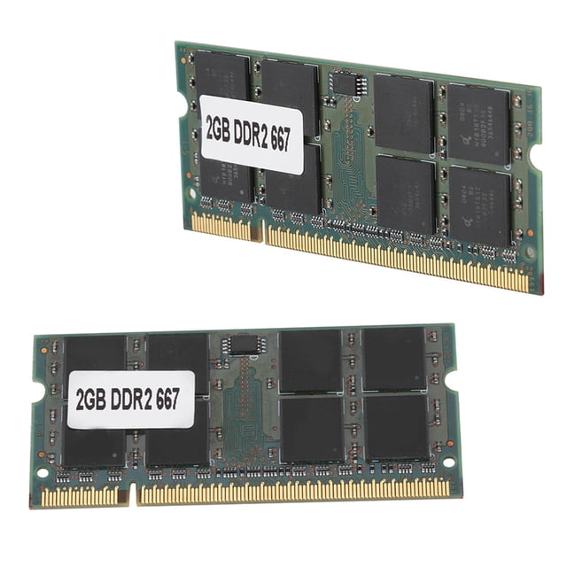 Memoria para Computadora Portátil DDR2 de 2 GB 667 MHz Módulo de Actualización de Memoria para Computadora Portátil Confiable PC2 5300 de 200 Pines para Computadora ANGGREK Otros