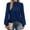 #325-Navy, variant on Ounisa Long Sleeve Shirts for Women Mock Neck Tops Pleated Front Blouses Dressy Casual Fall Clothes 2025 Fashion