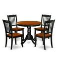 thumbnail image 2 of East West Furniture Dining Room Set Black & Cherry, ANDA5-BCH-W, 2 of 6