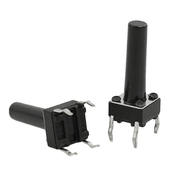 100Pcs Momentary Tact Tactile Push Button Switch 4 Pin DIP Through Hole 6x6x16mm