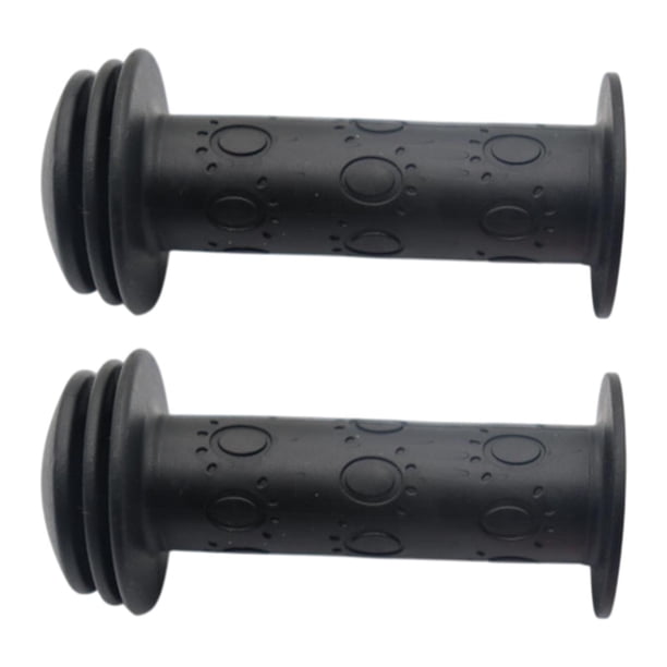 2x Puños de Bicicleta Suaves y Antideslizantes Negro
