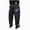 Black, variant on Cdudpw Boy's Kids Baggy Jeans Elastic Waist Pull On Denim Pants Winter Straight Wide Leg