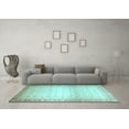 thumbnail image 3 of Ahgly Company Indoor Rectangle Abstract Light Blue Modern Area Rugs, 8' x 12', 3 of 4