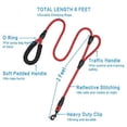 thumbnail image 2 of GHSDFBB Plutus Pet Rope Dog Leash 6ft Long,Traffic Padded Two Handle,Heavy Duty,Reflective Double Handles Lead for Control Safety Training,Leashes for Large Dogs or Medium Dogs,Dual Handles Lead, 2 of 6
