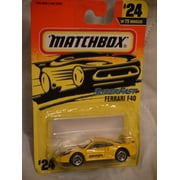 Matchbox Superfast Ferrari F40 # 24 sur 75 véhicules