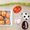 thumbnail image 2 of 12 huevos de Pascua rellenables, recipientes para dulces que se pueden abrir, huevos de plástico vacíos con temática deportiva para la búsqueda de huevos de Pascua, rellenos de cumpleaños y cestas., 2 of 4